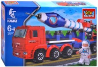 Photos - Construction Toy Gorod Masterov Kamaz Carrier with a Rocket 5017 
