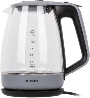 Photos - Electric Kettle Delfa DKG-488 1850 W 1.7 L  gray