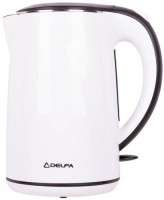 Photos - Electric Kettle Delfa DKW-1306 2200 W 1.7 L  white