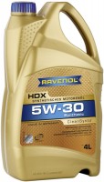 Photos - Engine Oil Ravenol HDX 5W-30 4 L