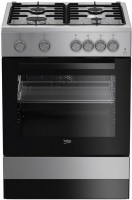 Photos - Cooker Beko FSG 62110 DSCS silver