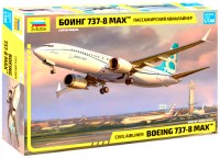 Photos - Model Building Kit Zvezda Civil Airliner Boeing 737-8 Max (1:144) 