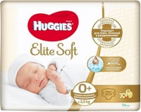 Photos - Nappies Huggies Elite Soft 0 Plus / 25 pcs 