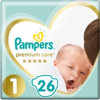 Photos - Nappies Pampers Premium Care 1 / 26 pcs 