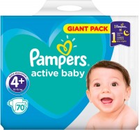 Photos - Nappies Pampers Active Baby 4 Plus / 70 pcs 