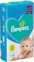 Photos - Nappies Pampers New Baby 2 / 66 pcs 