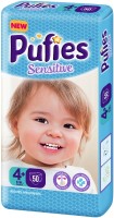 Photos - Nappies Pufies Sensitive 4 Plus / 50 pcs 