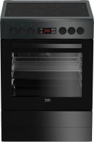 Photos - Cooker Beko FSM 67320 GAS black