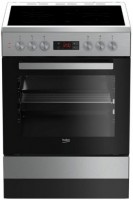 Photos - Cooker Beko FSM 67320 DXT stainless steel