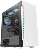 Photos - Computer Case Thermaltake H200 TG Snow RGB white