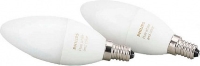 Photos - Light Bulb Philips Hue White Ambiance B39 2Pack 