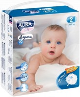 Photos - Nappies Aura Baby Diapers 2 / 70 pcs 