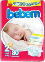 Photos - Nappies Bebem Diapers 2 / 80 pcs 