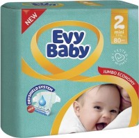 Photos - Nappies Evy Baby Diapers 2 / 80 pcs 
