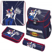 Photos - School Bag Herlitz Loop Plus Comic Hero 