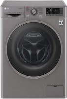 Photos - Washing Machine LG F2J7HSW8S silver