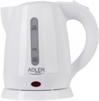 Photos - Electric Kettle Adler AD 1272 1600 W 1 L  white