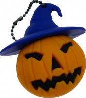 Photos - USB Flash Drive Uniq Halloween Pumpkin in a Hat 3.0 16 GB