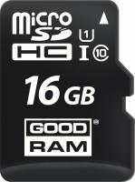 Photos - Memory Card GOODRAM microSD 100 Mb/s Class 10 16 GB