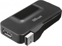 Photos - Card Reader / USB Hub Trust Alo 4 Port USB 2.0 Hub 