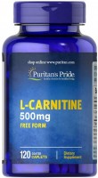 Photos - Fat Burner Puritans Pride L-Carnitine 500 mg 120