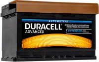 Photos - Car Battery Duracell Advanced (DA100)
