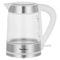Photos - Electric Kettle Moulinex Glass BY730132 2400 W 1.7 L  stainless steel