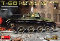 Photos - Model Building Kit MiniArt T-60 Plant N.37 Sverdlovsk Prod. Spring 1942 (1:35) 