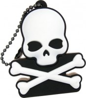 Photos - USB Flash Drive Uniq Pirate Symbol Skull and Bones 8 GB