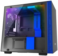 Photos - Computer Case NZXT H200i blue