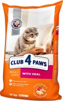 Photos - Cat Food Club 4 Paws Adult Veal  14 kg