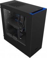 Photos - Computer Case NZXT S340 blue