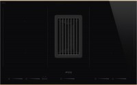 Photos - Hob Smeg HOBD682R black