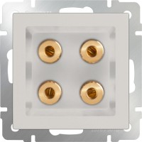 Photos - Socket Werkel WL03-AUDIOx4 ivory