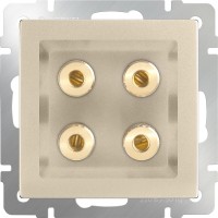 Photos - Socket Werkel WL11-AUDIOx4 beige