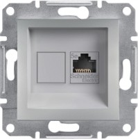 Photos - Socket Schneider Asfora EPH4300161 silver