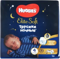 Photos - Nappies Huggies Elite Soft Overnites 4 / 19 pcs 