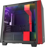Photos - Computer Case NZXT H400i red