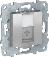 Photos - Socket Schneider New Unica NU541130 silver