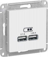 Photos - Socket Schneider AtlasDesign ATN000133 white
