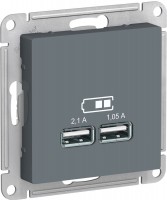 Photos - Socket Schneider AtlasDesign ATN000733 graphite
