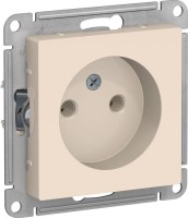 Photos - Socket Schneider AtlasDesign ATN000241 beige