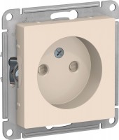 Photos - Socket Schneider AtlasDesign ATN000249 beige