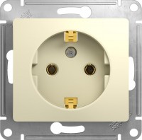 Photos - Socket Schneider Glossa GSL000243 beige