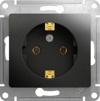 Photos - Socket Schneider Glossa GSL000743 black