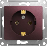 Photos - Socket Schneider Glossa GSL001143 burgundy