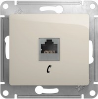 Photos - Socket Schneider Glossa GSL000981T beige