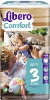 Photos - Nappies Libero Comfort 3 / 60 pcs 