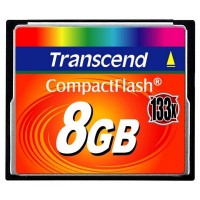 Photos - Memory Card Transcend CompactFlash 133x 8 GB