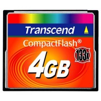 Photos - Memory Card Transcend CompactFlash 133x 4 GB